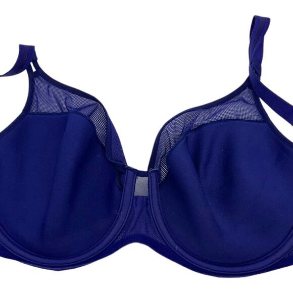 Chantelle Aeria Lightweight Full Coverage Convertible Bra Blue Size 34D - Picture 7 of 9